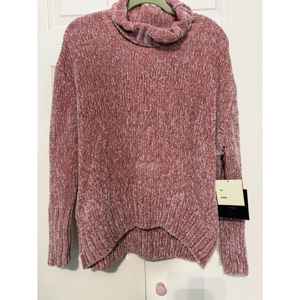 Cynthia Rowley Women's Turtleneck Pink‎ Sweater Size Medium NWT